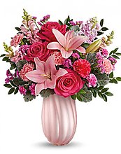 Teleflora\'s Rosy Swirls Bouquet