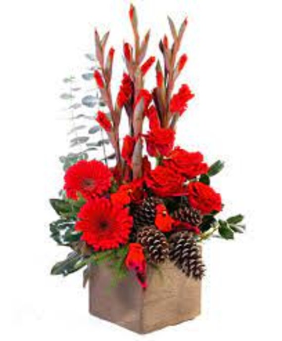 Rustic Red Bouquet