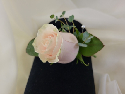 Full Size Colored Rose Boutonniere