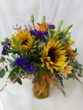 Lilies and Sunflowers