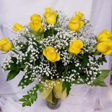 1 Dozen Yellow Roses